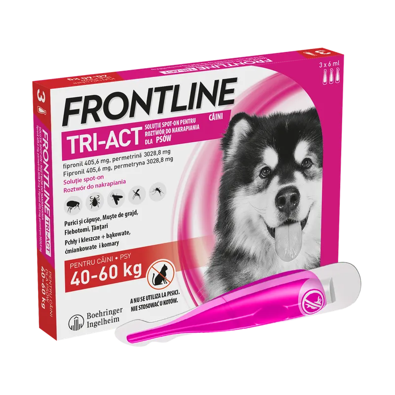 FRONTLINE Tri-Act Dla Psów 3x6ml