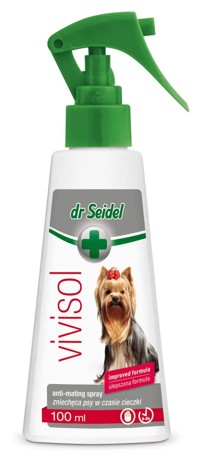 Laboratorium DermaPharm Dr Seidel Vivisol Płyn Odstraszający Psy W Okresie Cieczki 100ml