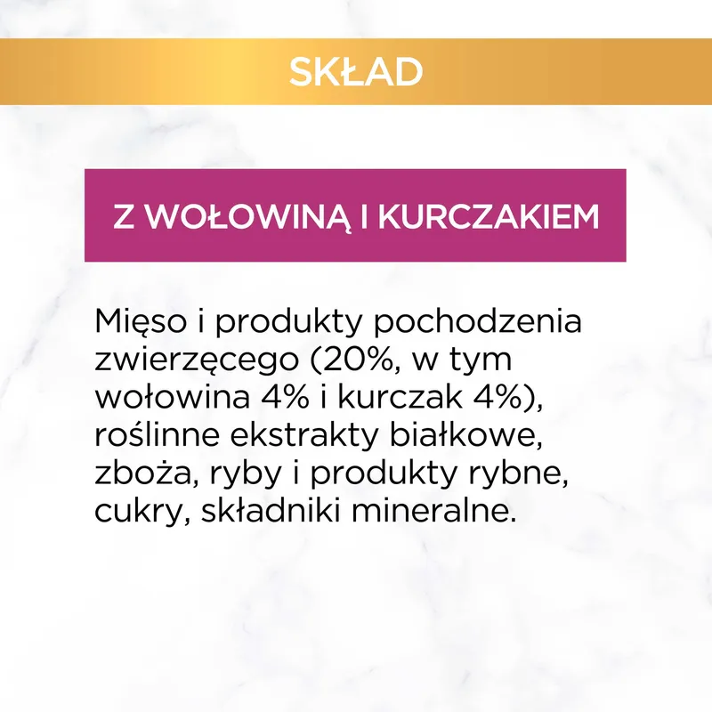 Purina Gourmet Gold Z Wołowiną I Kurczakiem W Sosie 85g