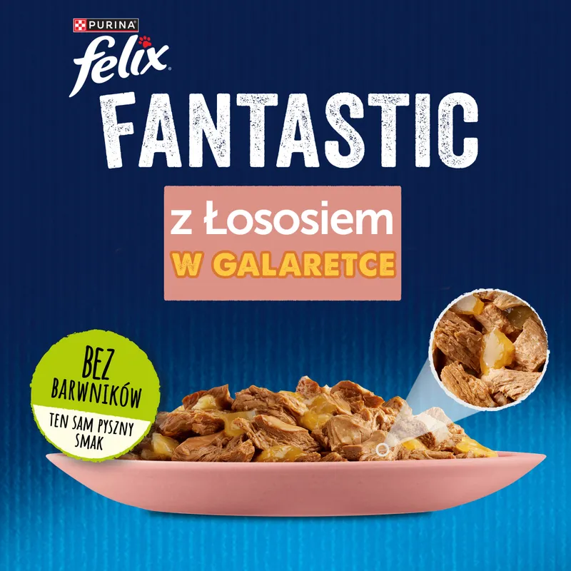 Felix Fantastic Łosoś W Galaretce 85g