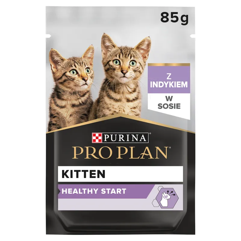 Purina Pro Plan Kitten Nutrisavour Indyk 85g