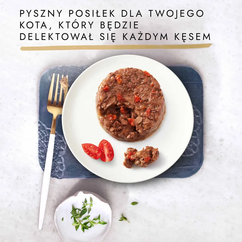 Purina Gourmet Gold Wołowina W Pomidorach 85g