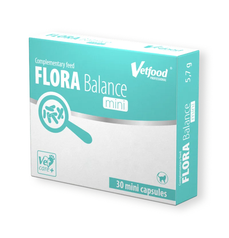 VETFOOD FLORA Balance Mini 30 Kapsułek