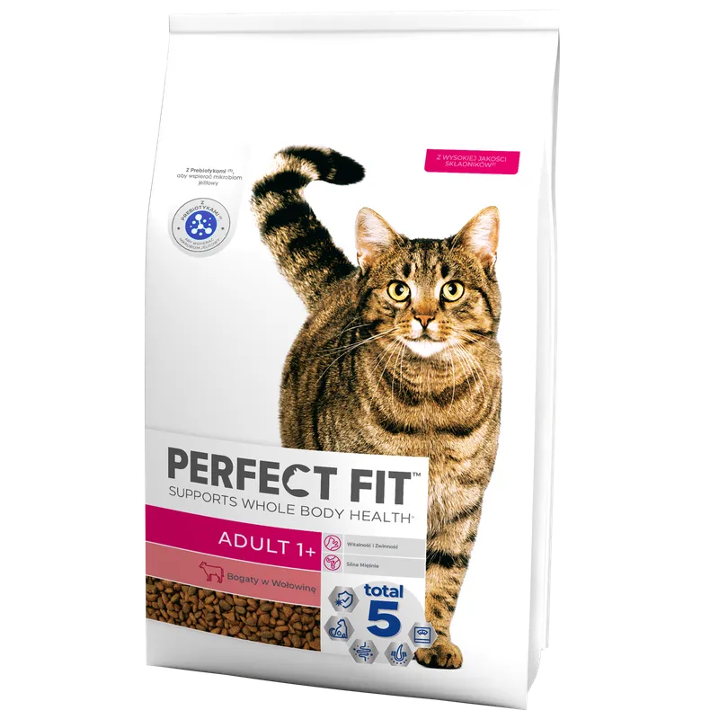 Perfect Fit™ - Sucha Karma Pełnoporcjowa Dla Dorosłych Kotów, Bogata W Wołowinę 7kg