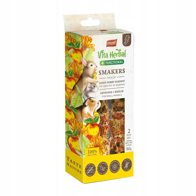 Karma Dla Ptaków Ziołowa Smakers Zbożowa 2 szt ZOOJOY Vita Herbal