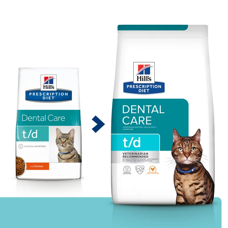 Hill's PD Prescription Diet Feline T/D 3kg