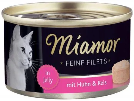 Miamor Feine Filets - Mokra Karma Dla Kota, Filety Z Kurczaka Z Ryżem