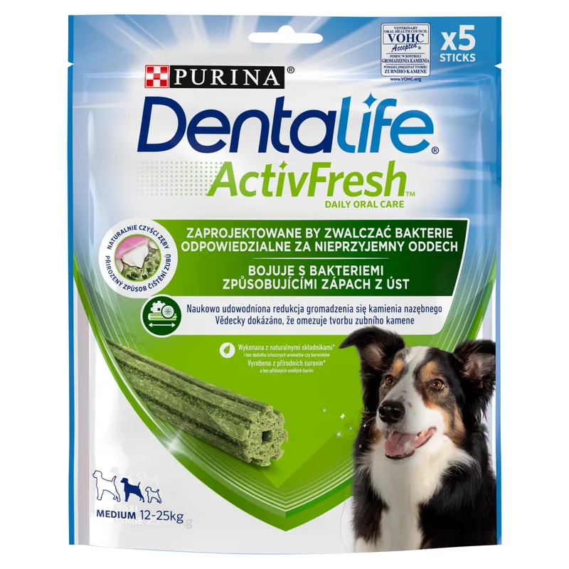 Przysmak Dla Psa Dentystyczny ZOOJOY Medium Activefresh 5 szt 115 g
