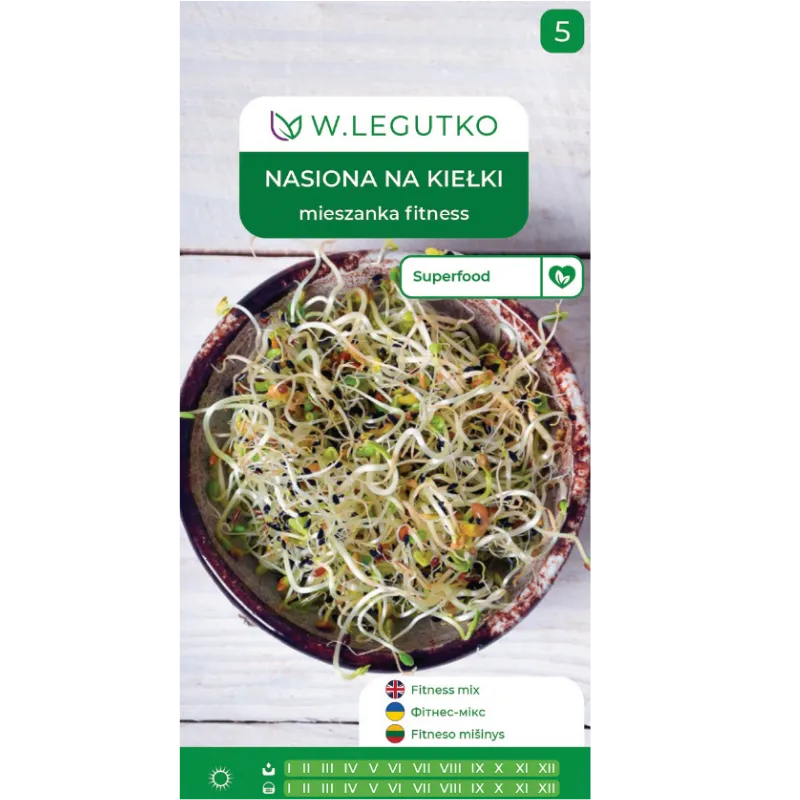 Nasiona Na Kiełki – Mieszanka Fitness