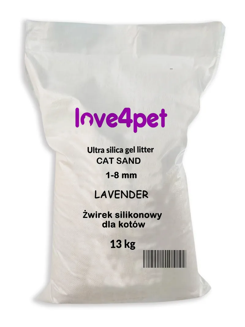 Żwirek Silikonowy Dla Kota Cat Sand Lavender 13kg