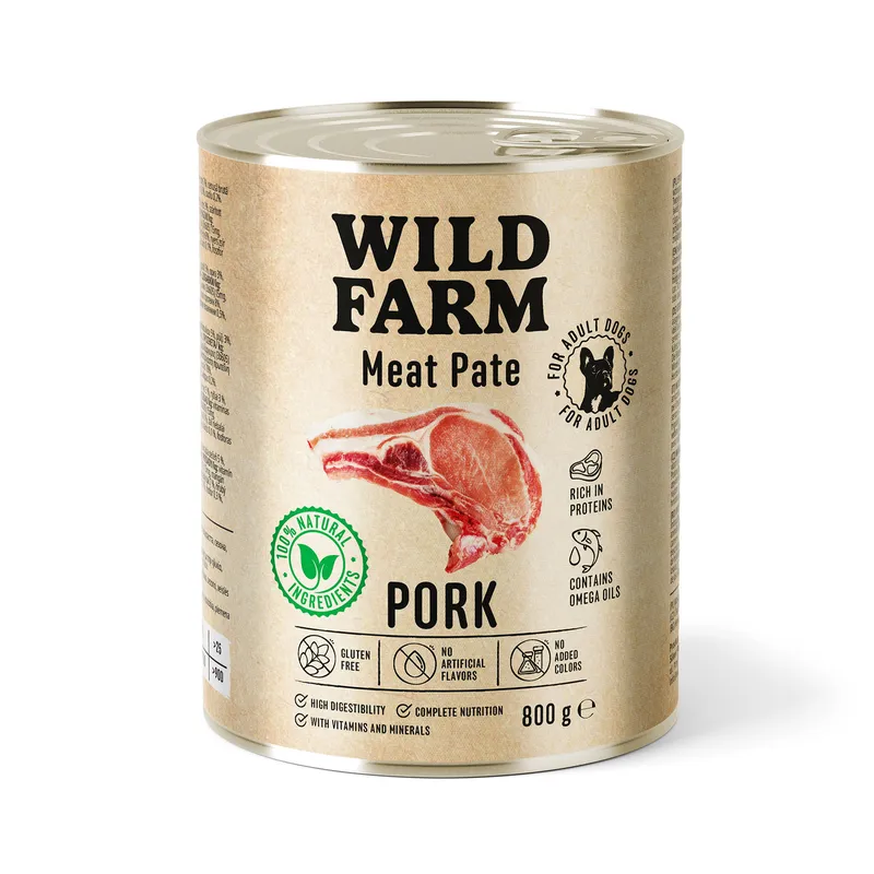 Karma Mokra Dla Psa Wieprzowina Dorosły ZOOJOY 800 g