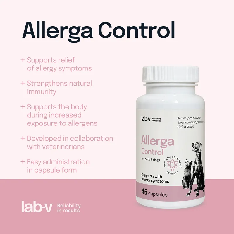 Lab-V Allerga Control Wsparcie Przy Objawach Alergii 45 Kapsułek