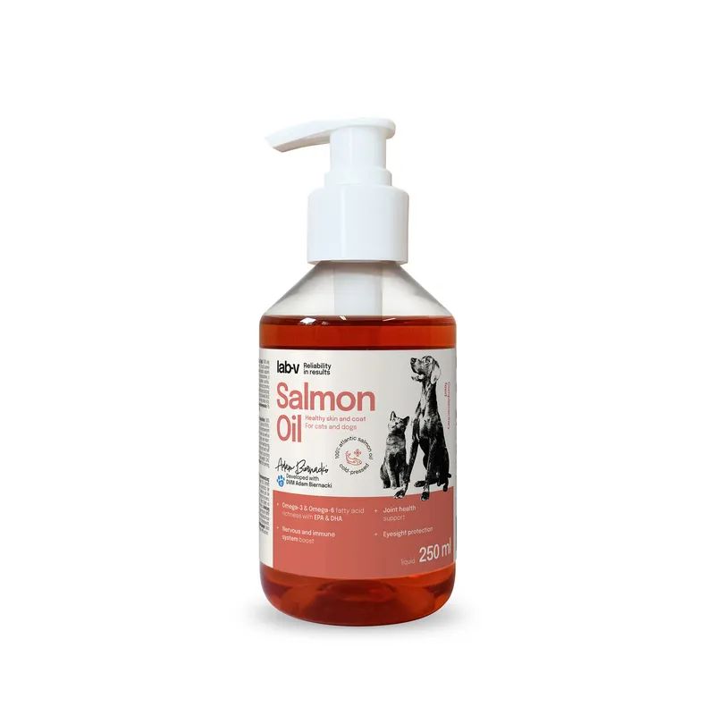 Olej Z Łososia 100% Suplement Dla Psa I Kota ZOOJOY 250 ml Butelka