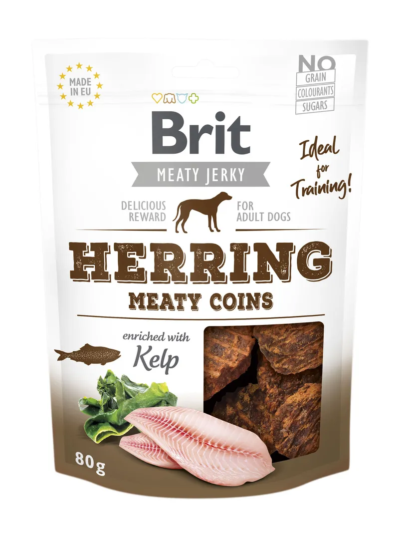 Brit Jerky Snack Herring Meaty Coins 80g
