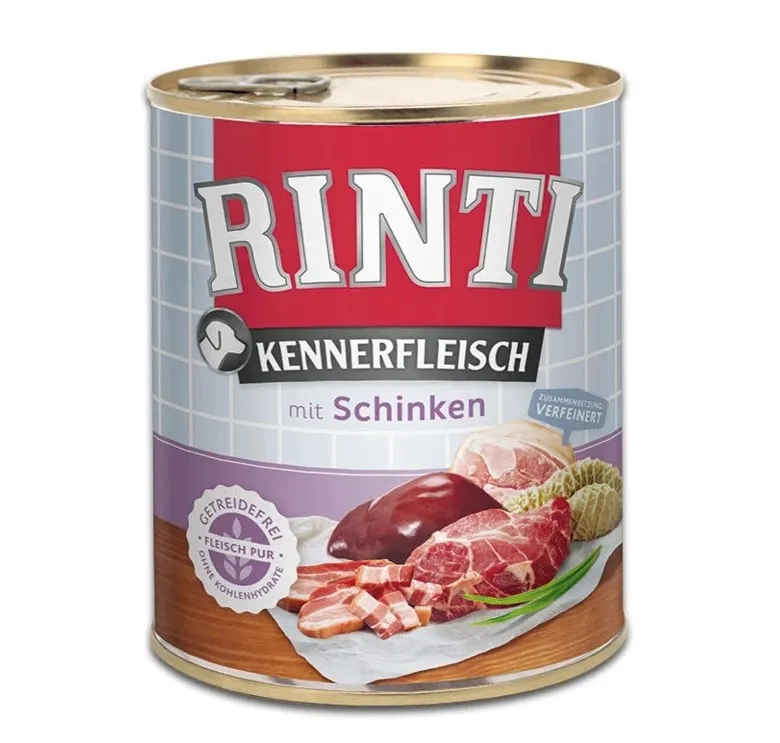 Rinti Kennerfleisch Schinken Karma Mokra Dla Psa - Szynka 800g