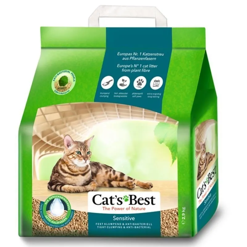 JRS Cats Best Sensitive Green Power 8L/2,9KG