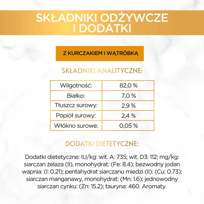 Purina Gourmet Gold Kurczak/ Wątróbka W Sosie 85g