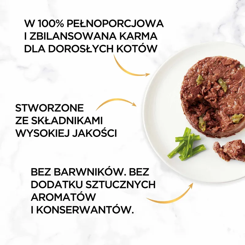 Purina Gourmet Gold Savoury Cake Z Jagnięciną I Zieloną Fasolką 85g