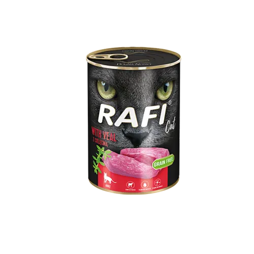 Dolina Noteci Rafi Cat Adult Z Cielęciną 400g