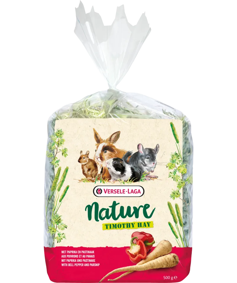 Versele-Laga Timothy Hay Bell Pepper & Parsnip 500g