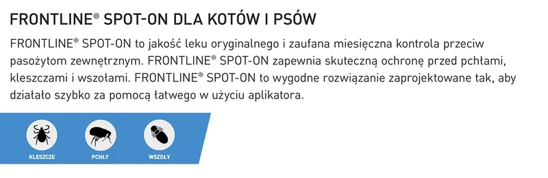 FRONTLINE Spot On Dla Kotów 3x0,5ml