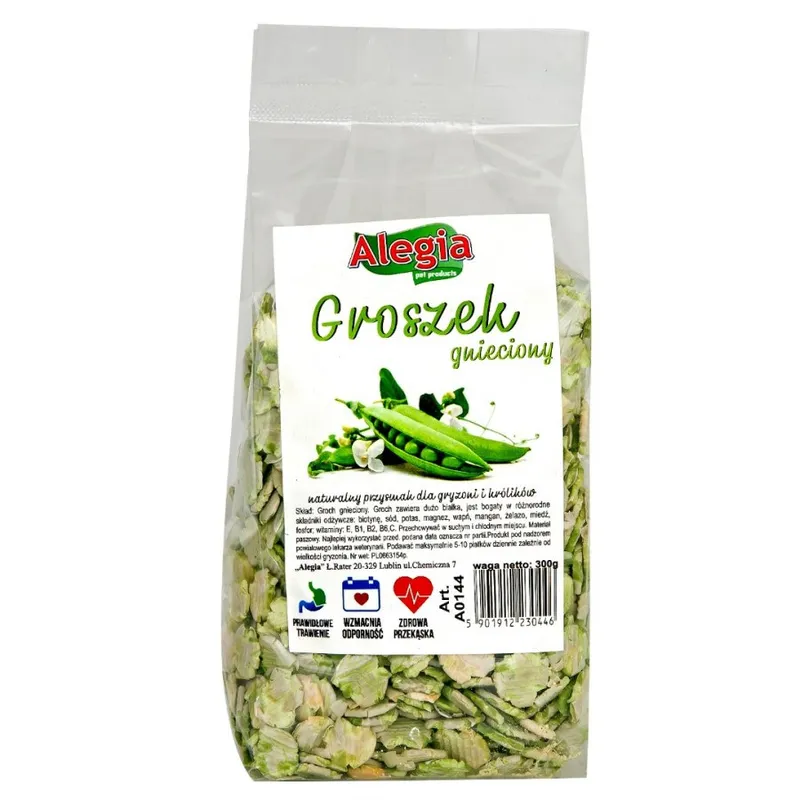 ALEGIA Groszek Gnieciony 300g