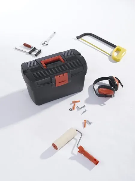 Curver Herobox Basic Skrzynka Narzędziowa 16" - Czerwono-Czarna