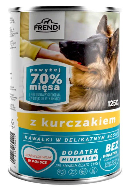 Frendi Kawałki W Delikatnym Sosie Z Kurczakiem 1250g