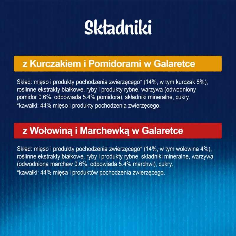 Felix Fantastic W Galaretce Z Kurczakiem I Wołowiną 4x85g