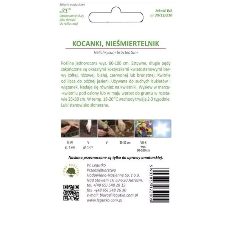 Kocanki Wysokie Mieszanka Kolorów Nieśmiertelnik GARDIVA 1,5 g