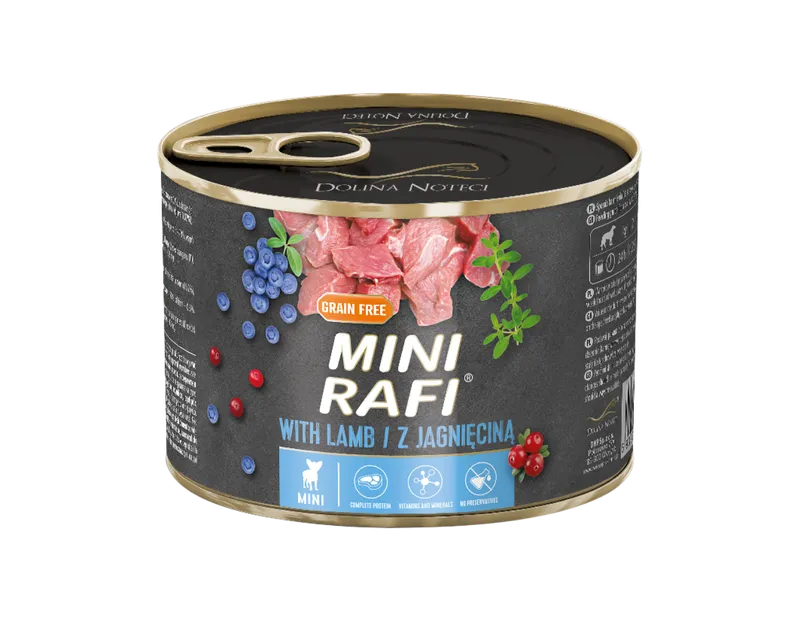 Dolina Noteci Mini Rafi Z Jagnięciną 185g