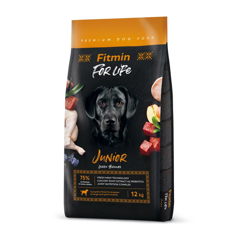 Karma Dla Psa Junior Dużych Ras Suchy Pokarm ZOOJOY 12 kg