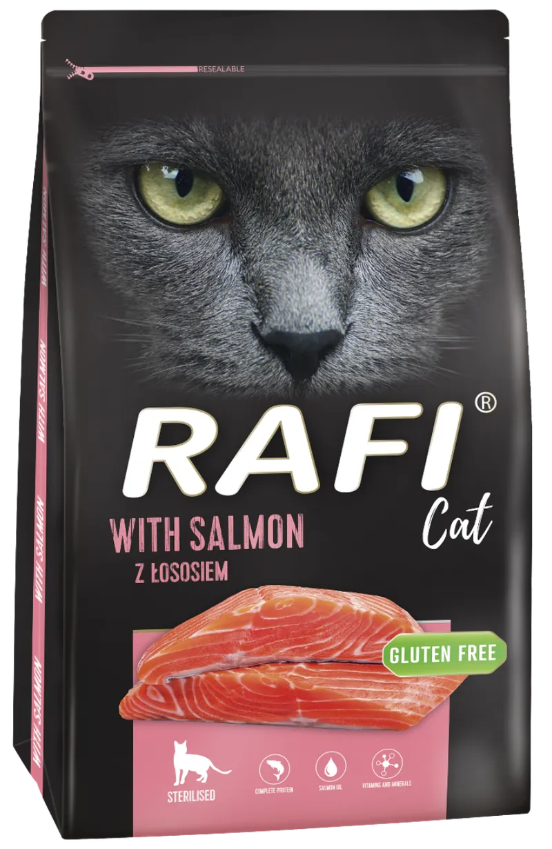 Dolina Noteci Rafi Cat Karma Sucha Dla Kotów Sterylizowanych Z Łososiem 7kg