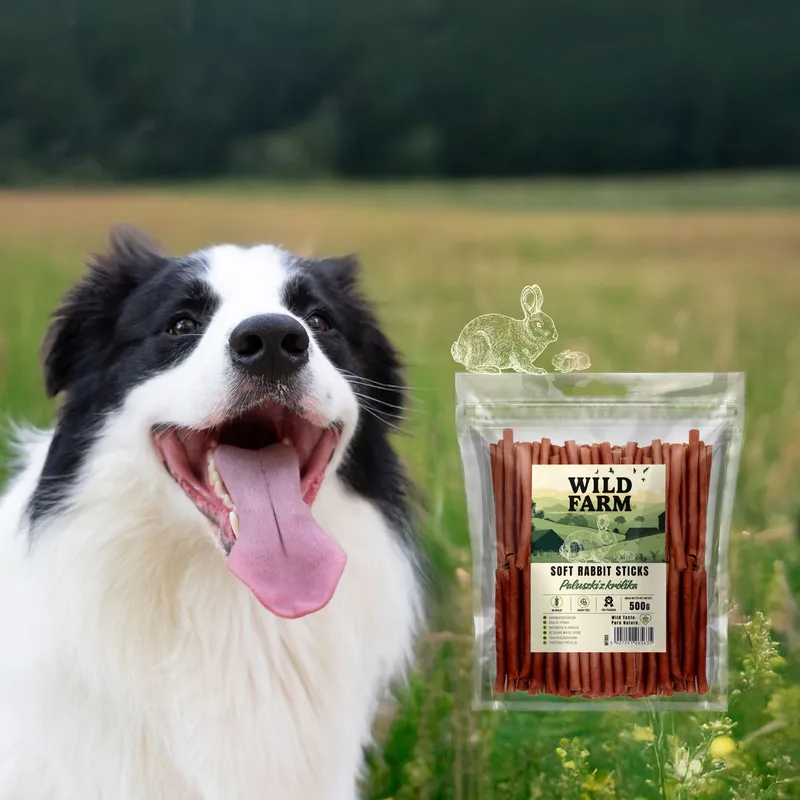 Przysmaki Dla Psa Z Królika Naturalne Bezzbożowe ZOOJOY 500 g