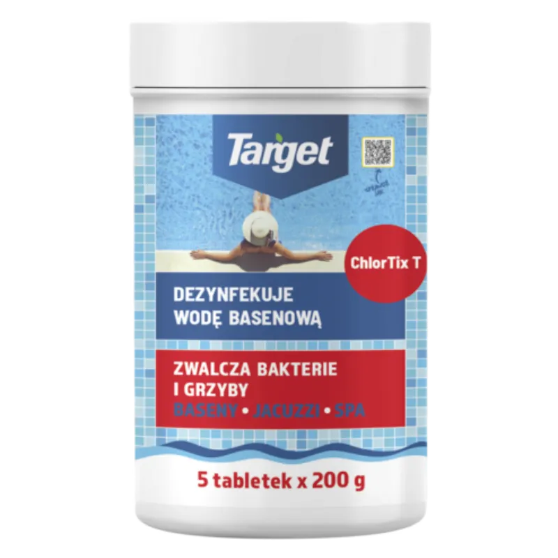 Chlortix T – Dezynfekuje Wodę Basenową 1kg (5 x 200g)