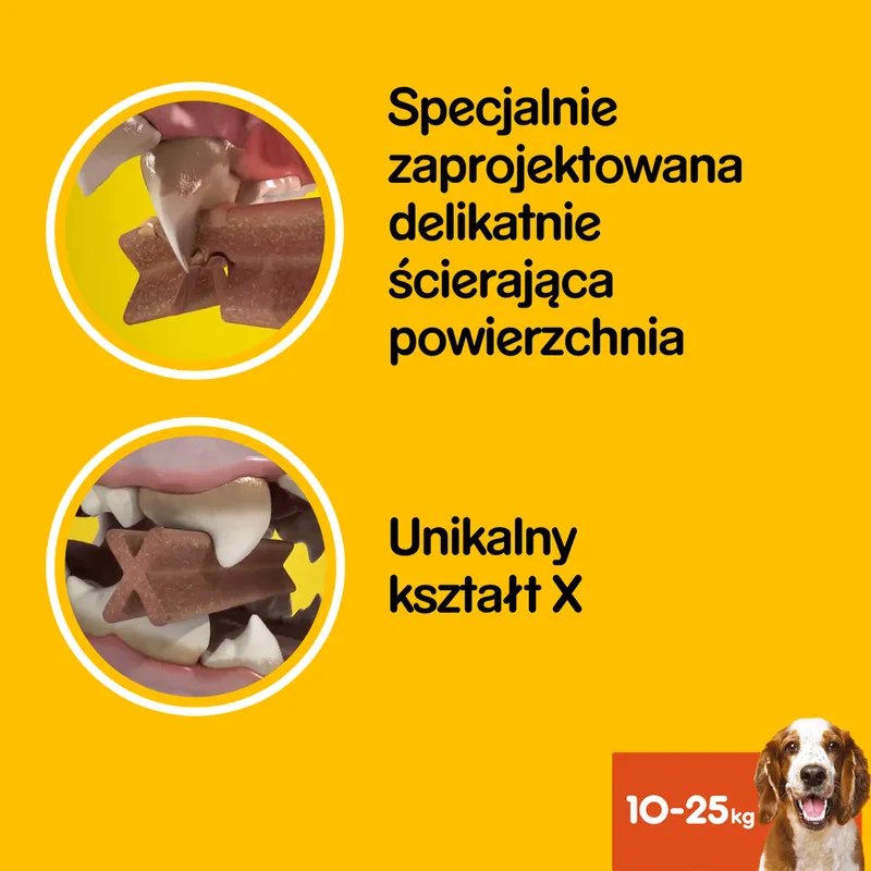 Pedigree DentaStix Przysmak Dentystyczny Dla Psów Od 4 Miesiąca I Wadze 10-25KG 180g