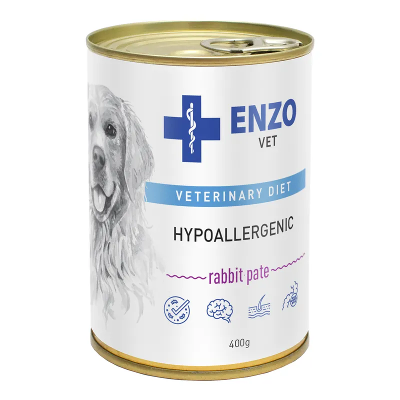 Karma Mokra Dla Psa Hipoalergiczna Królik Dla Dorosłych ZOOJOY 400 g