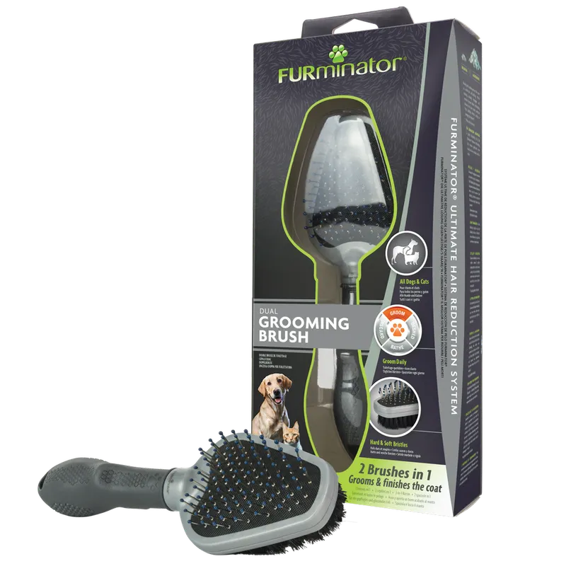 FURMINATOR Dual Grooming Brush Dwustronna Szczotka Do Pielęgnacji