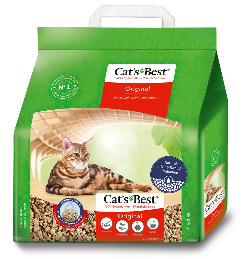 JRS Cats Best Eko Plus - Żwirek Drewniany Zbrylający 5l / 2,1kg