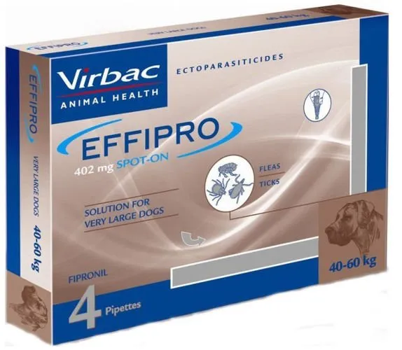 EFFIPRO Spot-On Pies XL 40-60 kg (Pipeta 4 x 4,02ml)