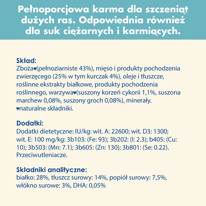 Purina Dog Chow Puppy Z Kurczakiem 14kg