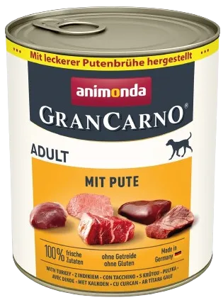 Animonda GranCarno Adult Dog Wołowina & Indyk 800g