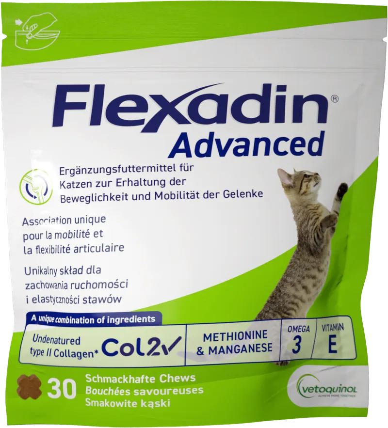 VETOQUINOL Flexadin Advanced Cat 30 Kąsków