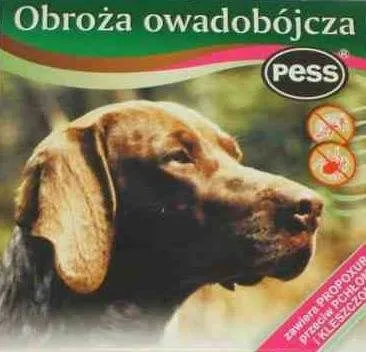 Pess Per Obroża Owadobójcza Dla Psa Bezzapachowa 75cm - Brązowa