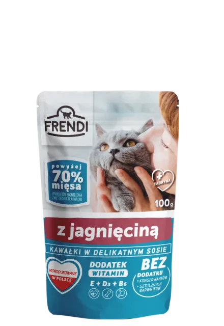 Frendi Kawałki W Delikatnym Sosie Z Jagnięciną 100g