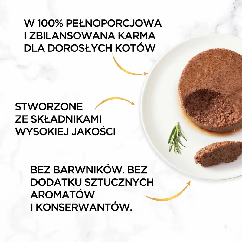 Purina Gourmet Gold Mus Z Wołowiną 85g