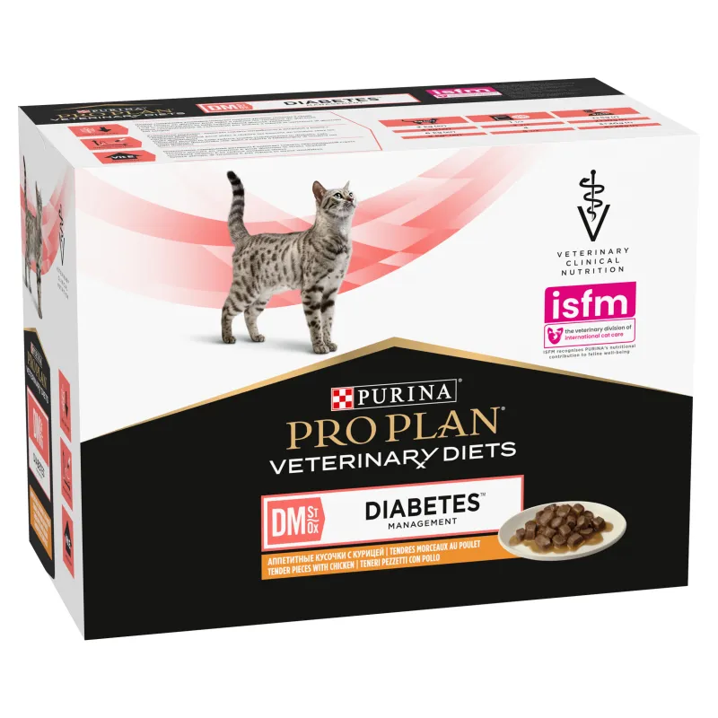 PURINA Pro Plan Veterinary Diets DM Diabetes Management Cat Kurczak 85g