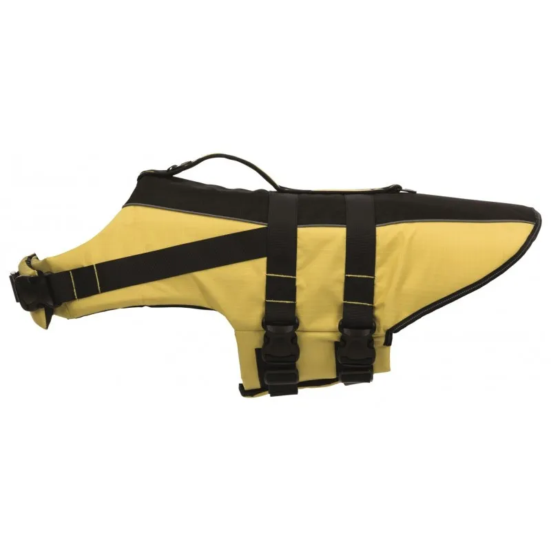 Kamizelka Ratunkowa Dla Psa Regulowana ZOOJOY 45 cm - Żółta