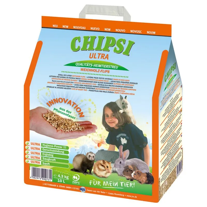 Ściółka Dla Gryzoni Drewniana Chłonna 10 l 4,3 kg ZOOJOY