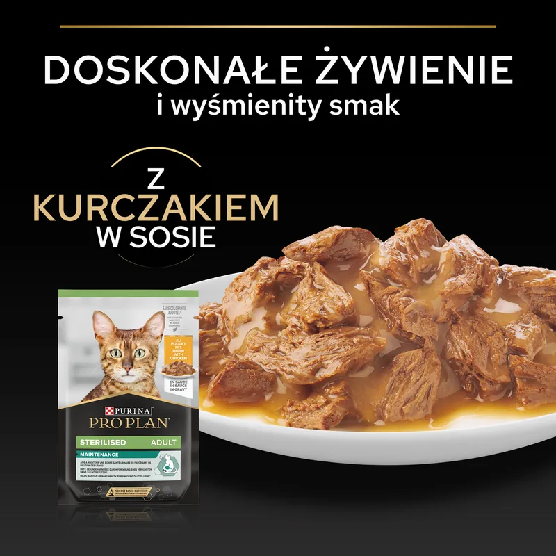 Purina Pro Plan Sterilised Z Kurczakiem Dla Kota 85g